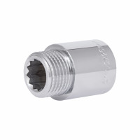 Подовжувач хромований Thermo Alliance Forte 1/2"ВЗ, L=25 мм TAF1301525, фото