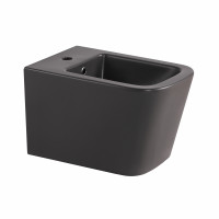 Біде підвісне Qtap Tern 520x350x330 мм, Anthracite QT17551303GAN, фото