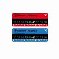 Комплект наклейок з термометром  Standart для колектора (червона+синя) TAS342RB Thermo Alliance, фото